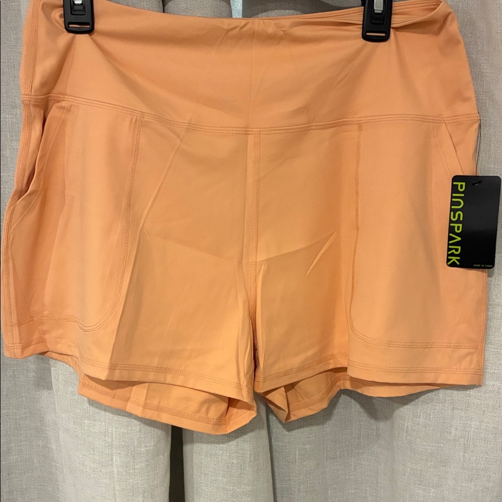 Pinspark Women's Athletic Peach Shorts